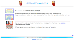 Desktop Screenshot of destination-amerique.org