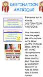 Mobile Screenshot of destination-amerique.org